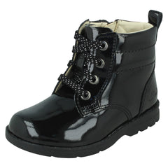 Girls Clarks Lace Detail Zip Up Ankle Boots Dabi Lace