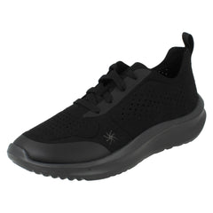 Ladies Clarks Cloudsteppers Platform Trainers - Solevana Tie