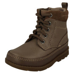 Girls Clarks Dual Fastening Ankle Boots Dabi Style T