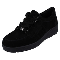 Ladies Vandal Lace Up Casual Shoes Pepper