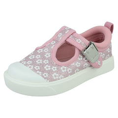 Girls Clarks Casual T-Bar Shoes City Dance