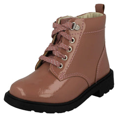 Girls Clarks Lace Up Detailed Ankle Boots Astrol Lace