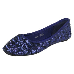 Girls Cutie Flat Sequin Ballerina Flat Shoes