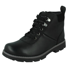 Boys Clarks Casual Ankle Boots Heath Go GTX K