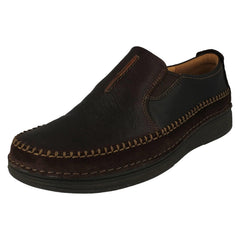 Mens Clarks Active Air Cushioned Slip On Shoes Nature 5 Walk