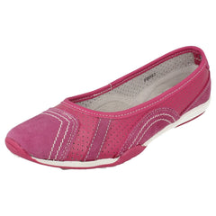 Ladies Down To Earth Flat Ballerina Shoes
