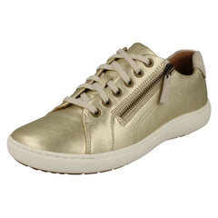 Ladies Clarks Casual Lace Up Trainers - Nalle Lace