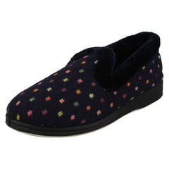 Ladies Padders Wide Fit Slippers Repose
