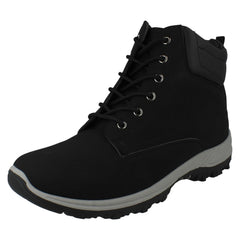 Mens Spot On Casual Lace Up Ankle Boots A3075