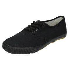 Mens Spot On Casual Oxford Plims