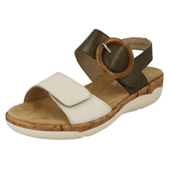 Ladies Remonte Buckle Detailed Sandals R6853