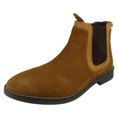 Mens Catesby Smart/Casual Elasticated Gusset Chelsea Ankle Boots SC2001