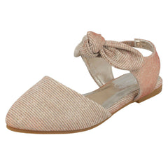 Girls Spot On Closed Toe Slingback Mule Sandals H2558