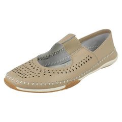 Ladies Down To Earth Elastic Upper Strap Shoes