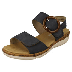 Ladies Remonte Buckle Detailed Sandals R6853