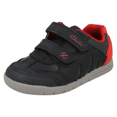 Boys Clarks Claw Detailed Casual Shoes Rex Play
