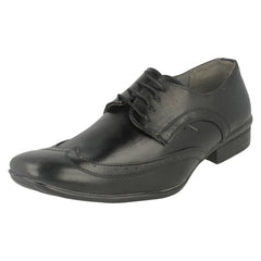 Mens Maverick Flat Lace Up Shoe Brogue