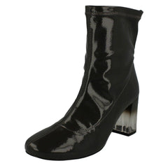 Ladies Spot On High Ankle Boots