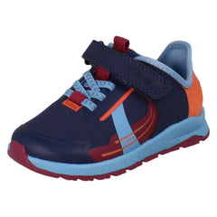 Kids Clarks Playprints Colour-Pop Cheetah Sporty Trainers Selva Lane