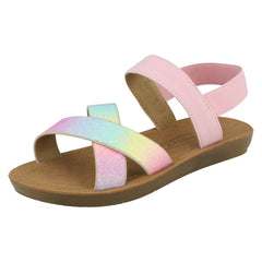 Girls Spot On Slingback Sandals H0351