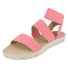 Ladies Down To Earth Elasticated Flat Sandals