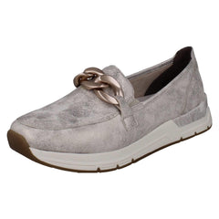 Ladies Rieker Motley Design Slip On Shoes 58944