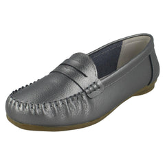Ladies Down To Earth Leather Shoes F80445