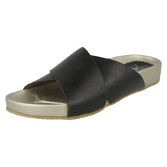Ladies Down To Earth Metallic Mules