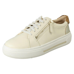 Ladies Clarks Artisan Platform Trainer Shoes - Hollyrose Zip