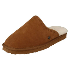 Mens Padders Genuine Lined Sheepskin Mule Slippers Nevis