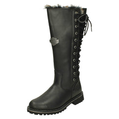 Ladies Harley Davidson Lace Up Back Detailed Boots Dorland