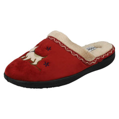 Ladies Padders Wide Fitting Slipper Mules Scotty