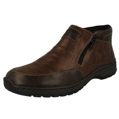 Mens Rieker Warm Lined Wide Fit Ankle Boots 03352