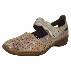 Ladies Rieker Cut Out Mary Jane Shoes 41399
