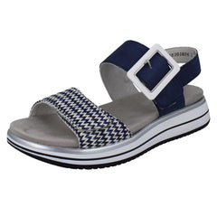 Ladies Remonte X Elle Faux Buckle Sandals D1J53