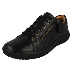 Ladies Clarks Casual Lace Up Trainers - Nalle Lace