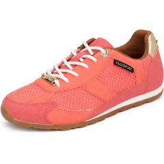Ladies Elle Sport Retro Lace Up Mesh Trainers F7575