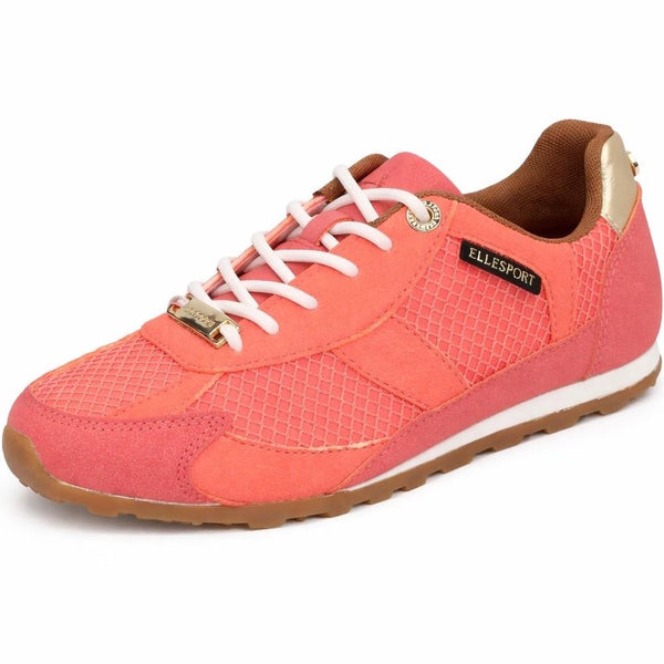 Ladies Elle Sport Retro Lace Up Mesh Trainers F7575