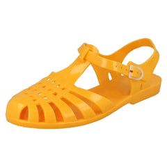 Ladies Spot On Jelly Sandals