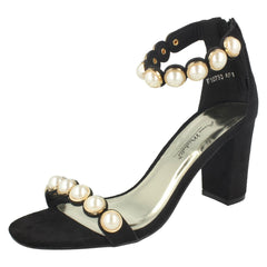 Ladies Anne Michelle Pearl Trim Sandals