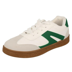 Boys Spot On Lace Up Trainers N1167