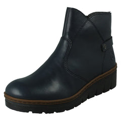 Ladies Rieker Fleece Lined Ankle Boots X9164