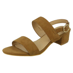 Ladies Spot On Block Heel Mules F12014
