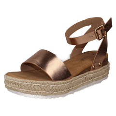 Ladies Savannah Ankle Strap Wide Fit Sandals F12042