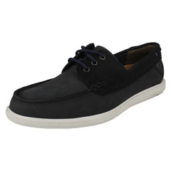 Mens Clarks Relaxed Style Lace Up Deck Shoes Bratton Boat