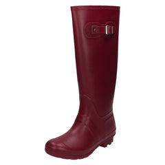 Ladies Spot On Side Buckle Colourful Wellington Boots X1166