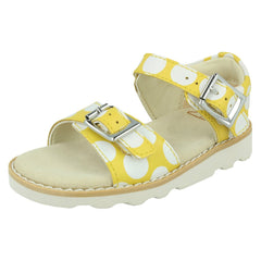 Girls Clarks Casual Summer Sandals Crown Bloom T