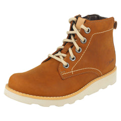 Boys Clarks Casual Boots Dexy Top