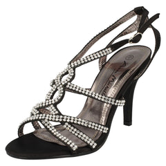 Ladies Anne Michelle Diamante Sandals