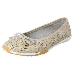 Ladies Down To Earth Wavey Punch Details Casual Shoes F80572